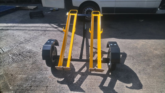 Two Nitrogen Gas Bottle Carrying Trailer
