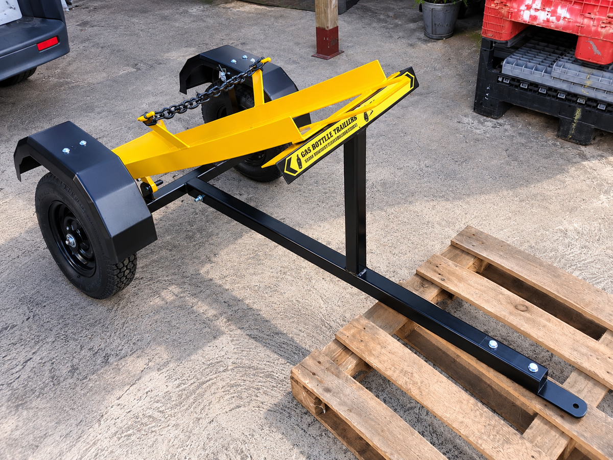 Single Nitrogen Gas Bottle Carrying Trailer